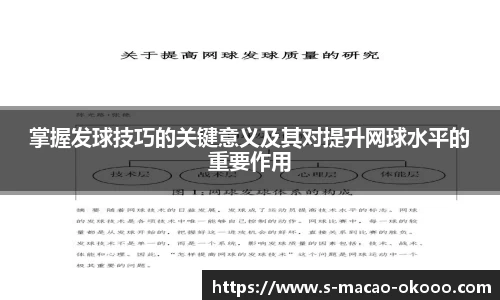 掌握发球技巧的关键意义及其对提升网球水平的重要作用